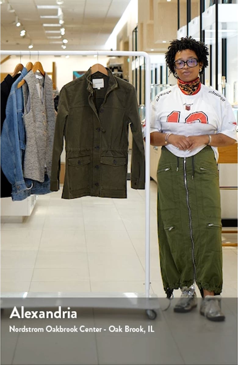 Cotton Blend Utility Jacket, sales video thumbnail