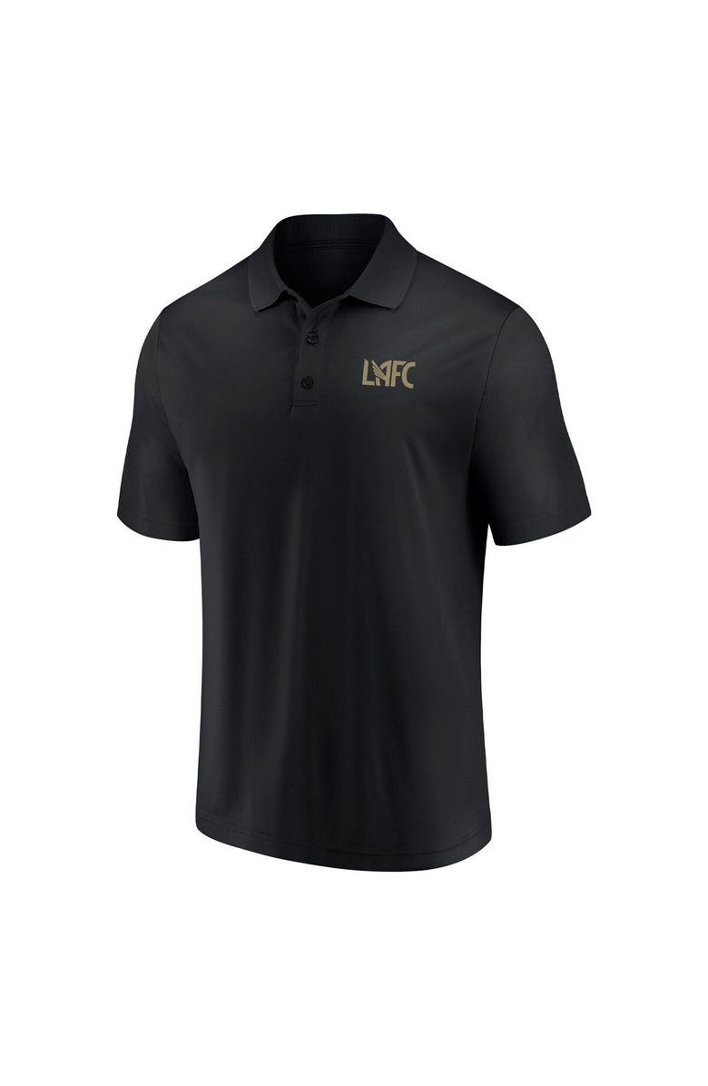 FANATICS Men's Fanatics Branded Black/Gray LAFC Iconic Polo Combo Set, Alternate, color,