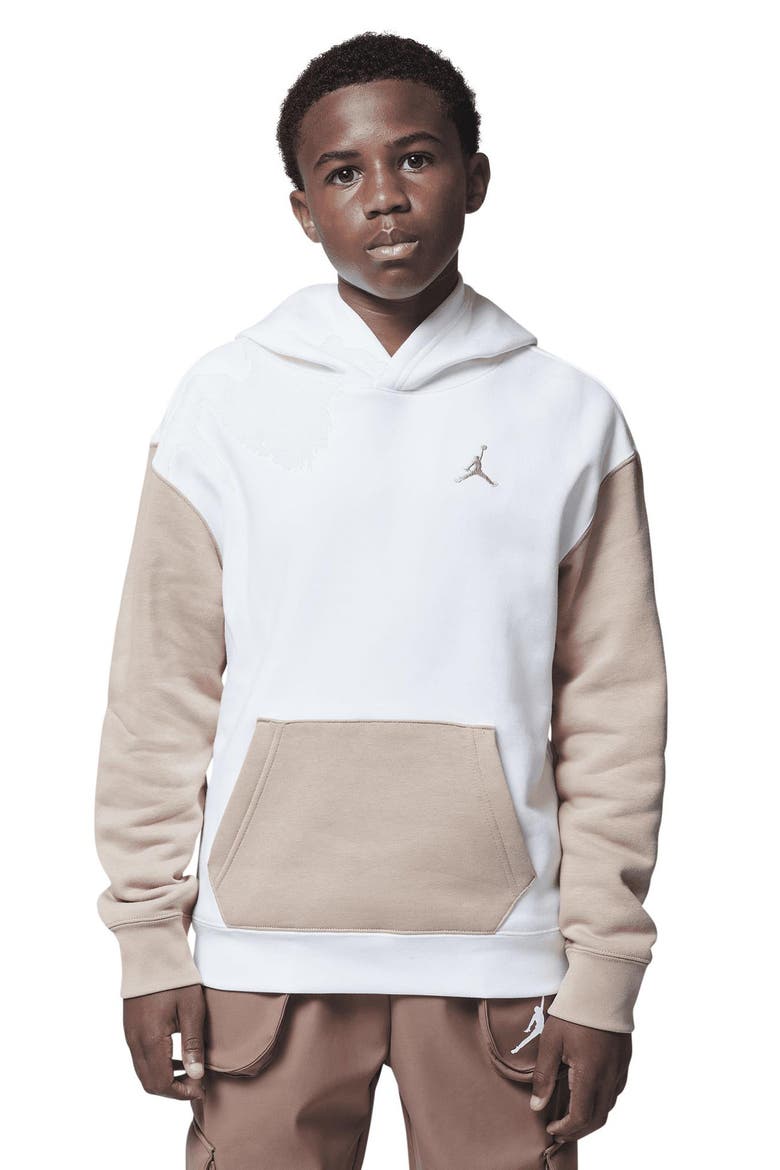 Kids' Brooklyn Fleece Hoodie, Alternate, color, 782SAIL