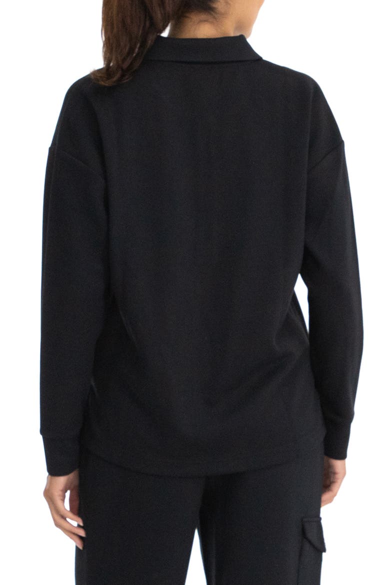 Polo Tunic, Alternate, color, BLACK BEAUTY