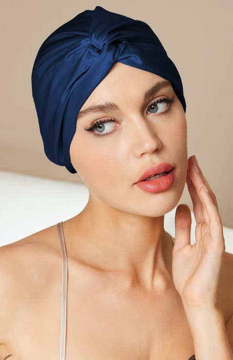 Pure Silk Knot-Front Hair Bonnet