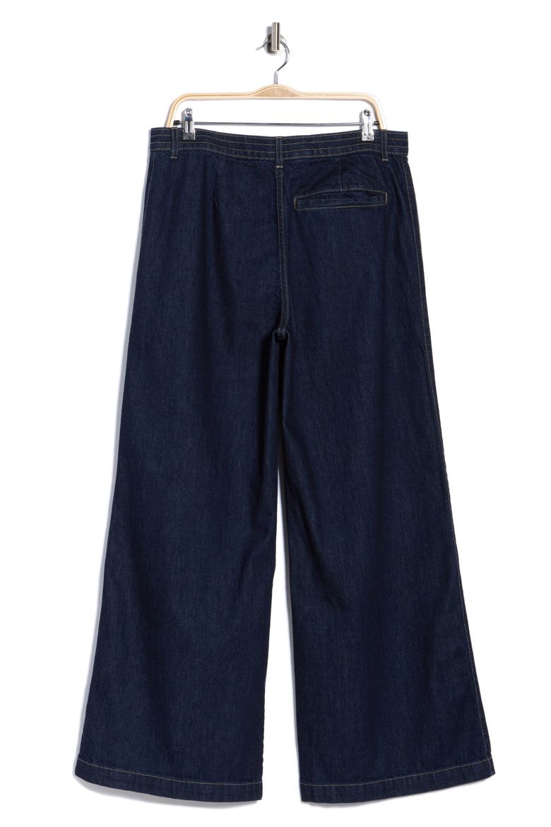 Mott St High Waist Wide Leg Jeans, Alternate, color, INDIGO RESIN