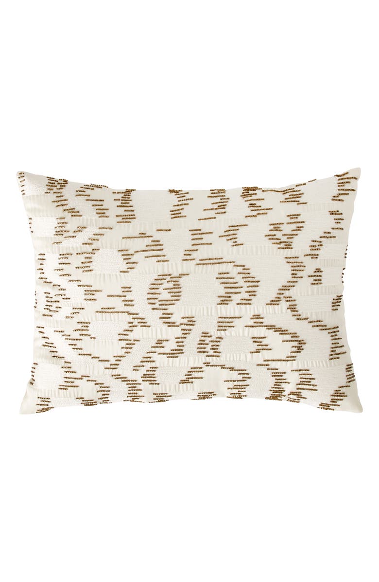 Michael Aram Beaded & Embroidered Accent Pillow, Main, color, 