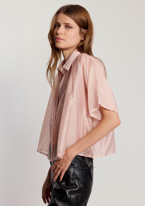 The Shirt By Rochelle Behrens The Hayden Shirt In Pink