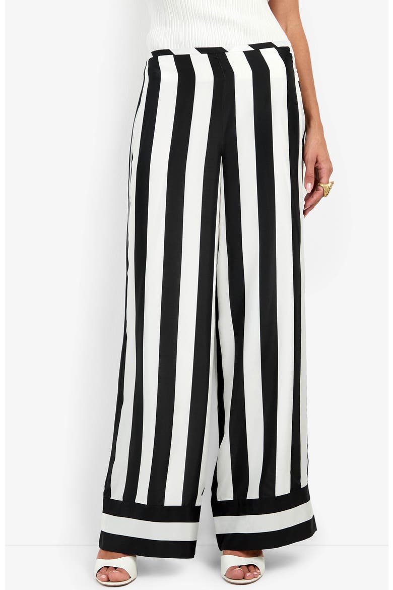 Khiara Pant, Alternate, color, Black/Winter White