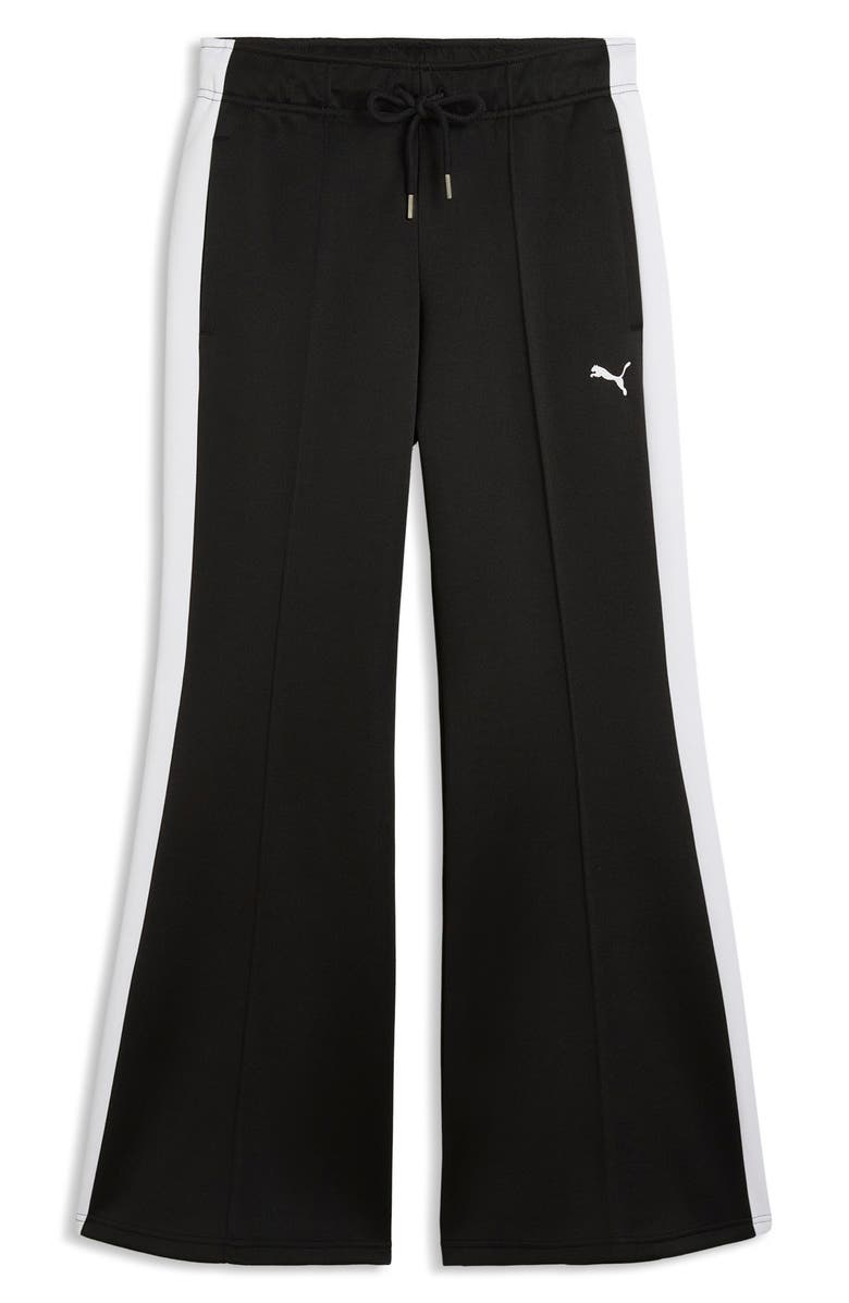 PUMA T7 Relaxed Flare Track Pants, Main, color, 