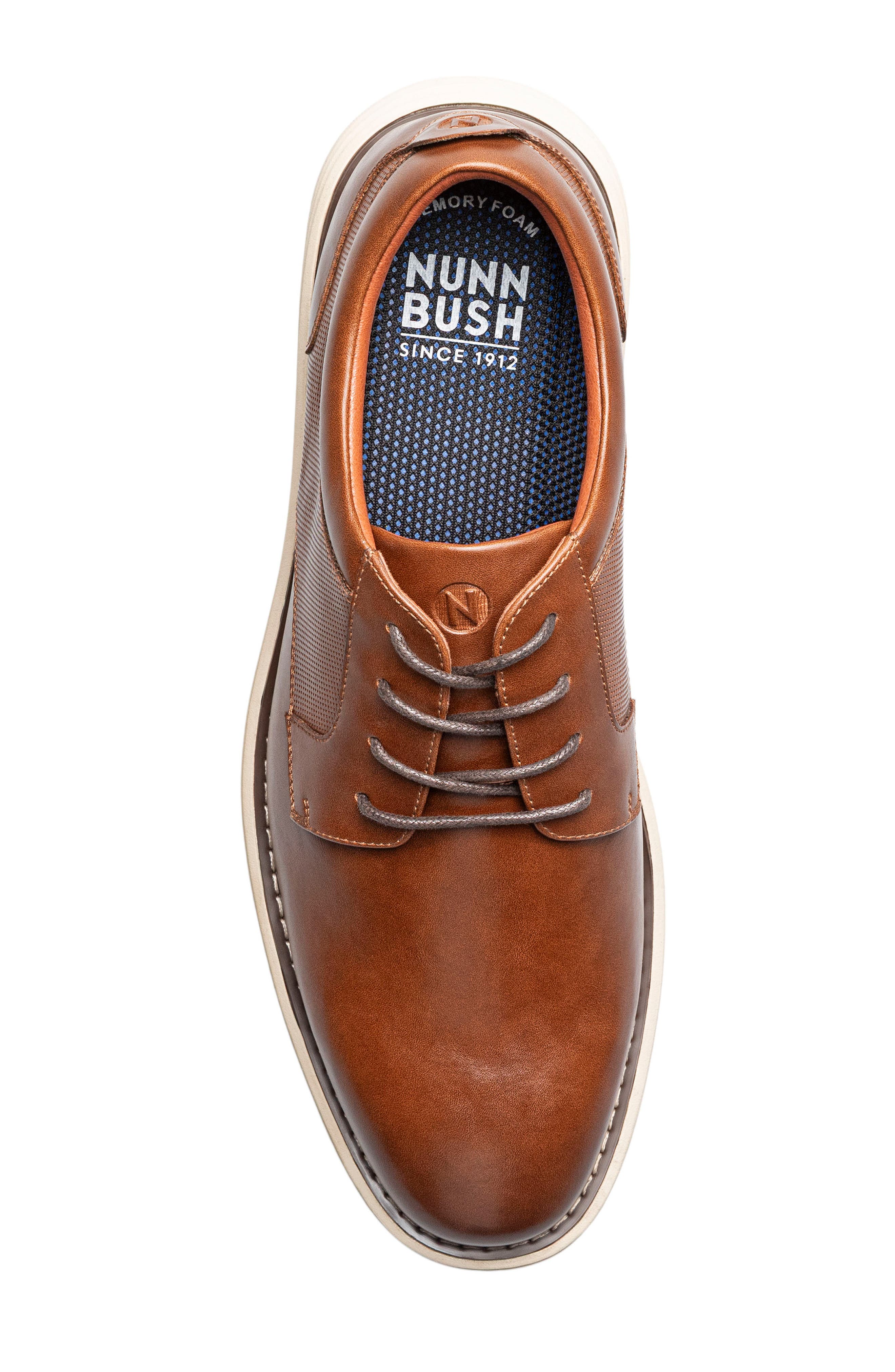 Merlin Plain Toe Oxford, Alternate, color, COGNAC MULTI