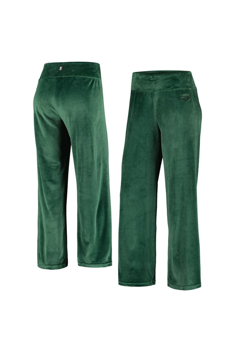 Women's DKNY Sport  Green New York Jets Demi Straight Leg Pants, Main, color, Green