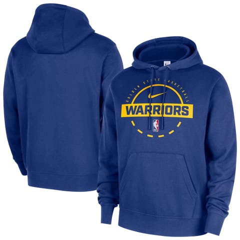 Men's Nike Royal Golden State Warriors 2025/26 Authentic Practice Club Pullover Hoodie