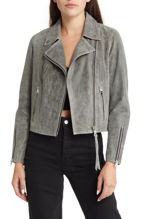 Neve Crackle Biker Jacket