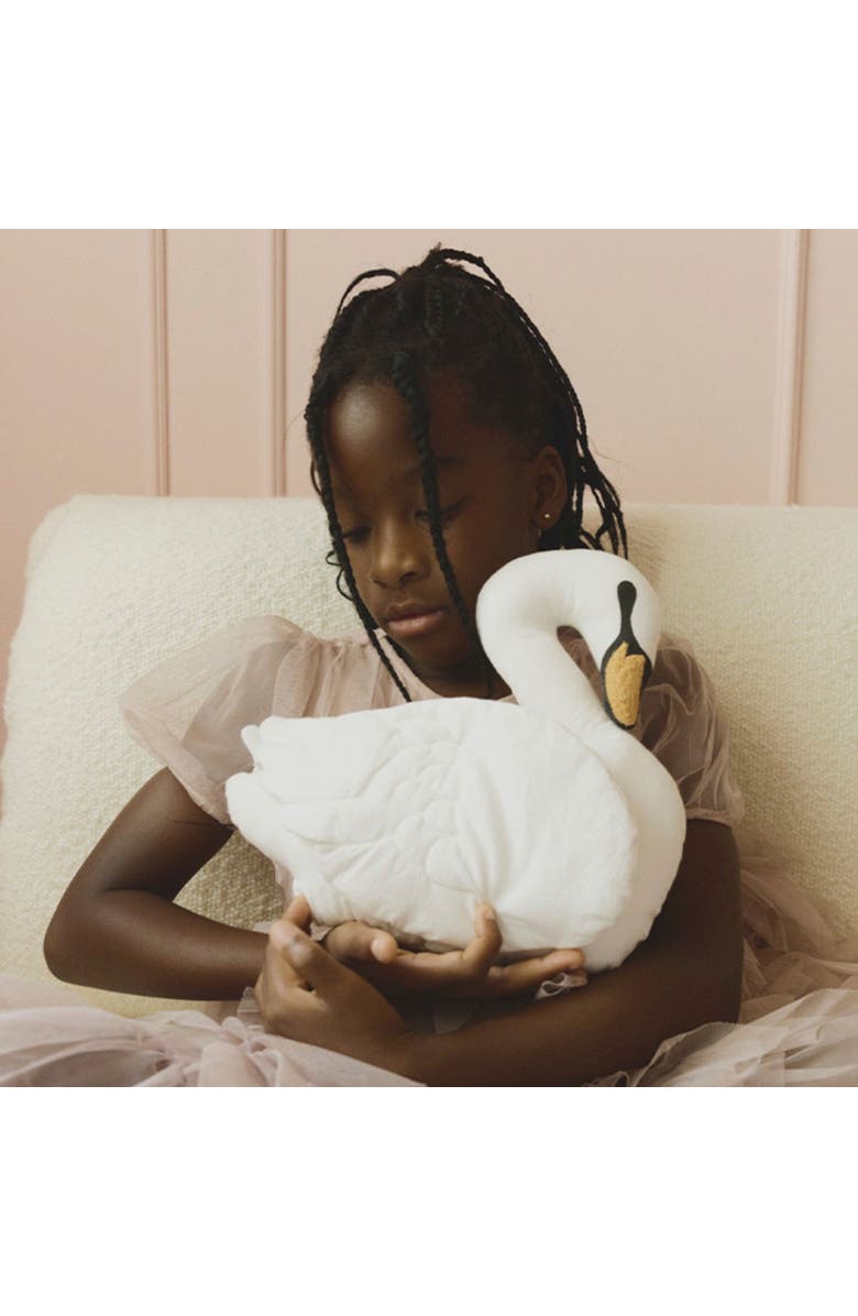 Lorena Canals Cushion Swan, Alternate, color, 