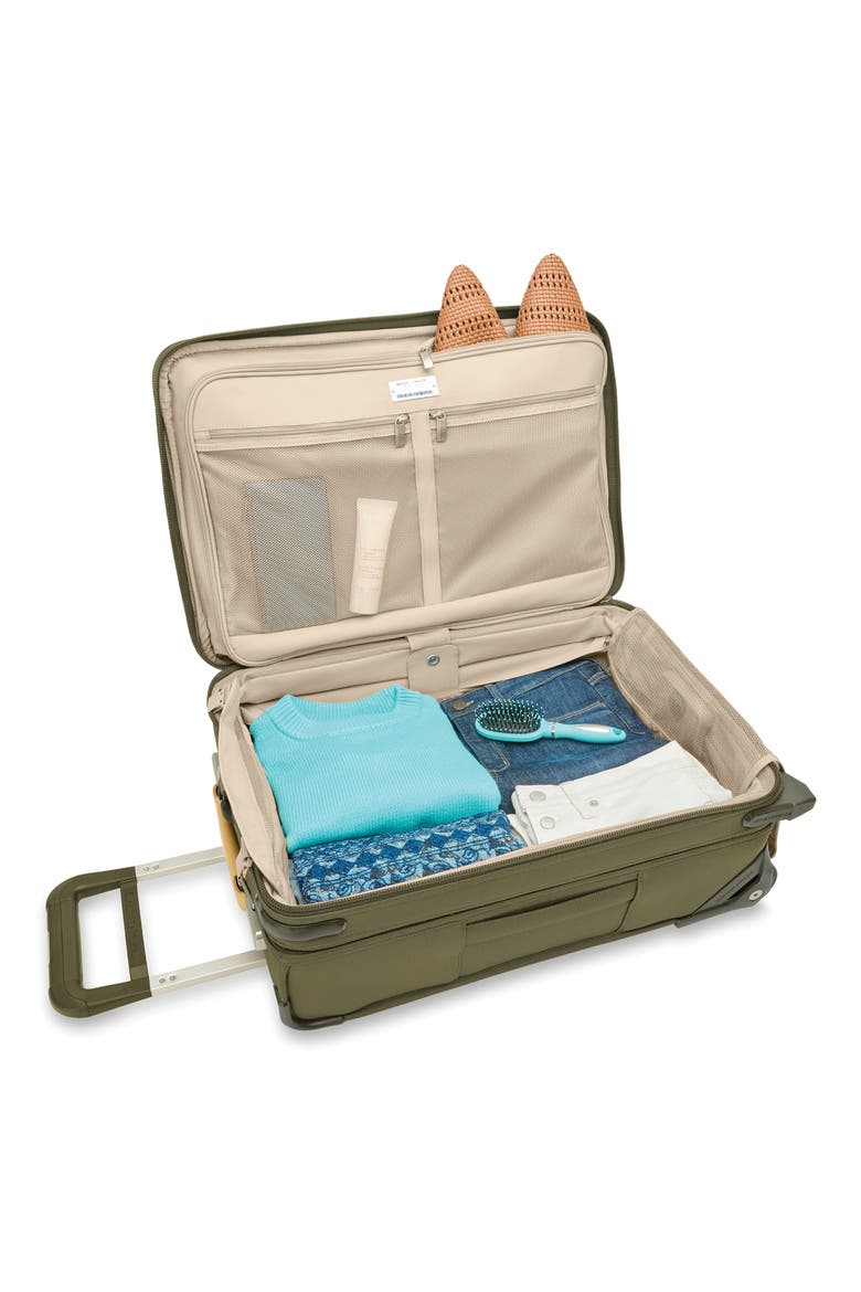Baseline Essential 22-Inch Expandable 2-Wheel Carry-On Bag, Alternate, color, OLIVE