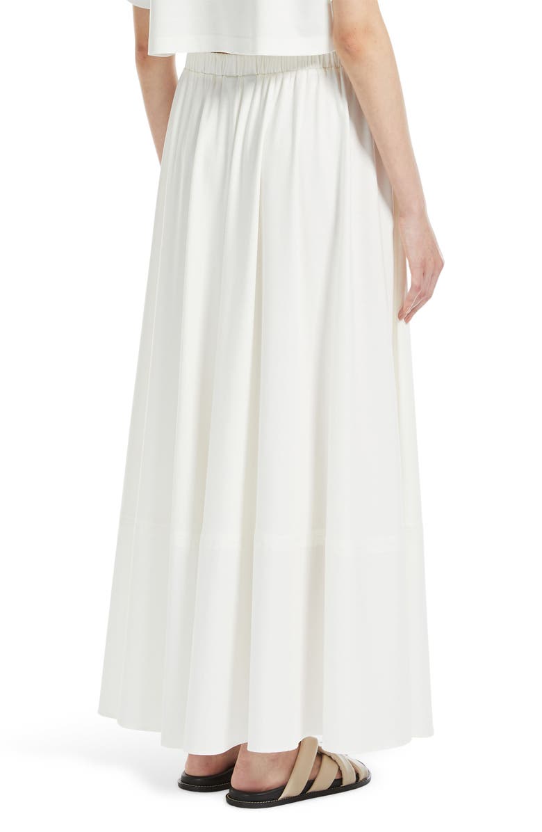 MM by Max Mara Roal Modal Blend Maxi Skirt, Alternate, color, White
