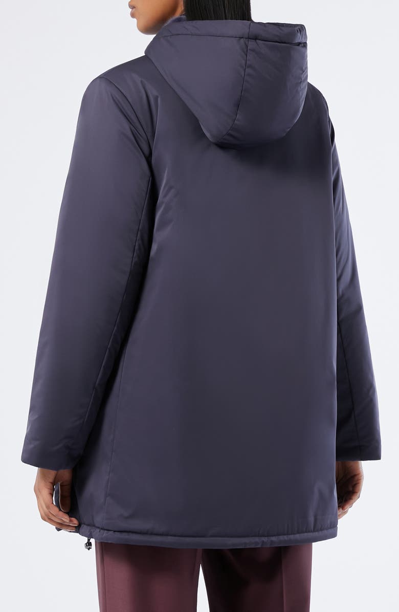 Marina Rinaldi Zuara Insulated Coat with Faux Fur Lining, Alternate, color, Midnight Blue