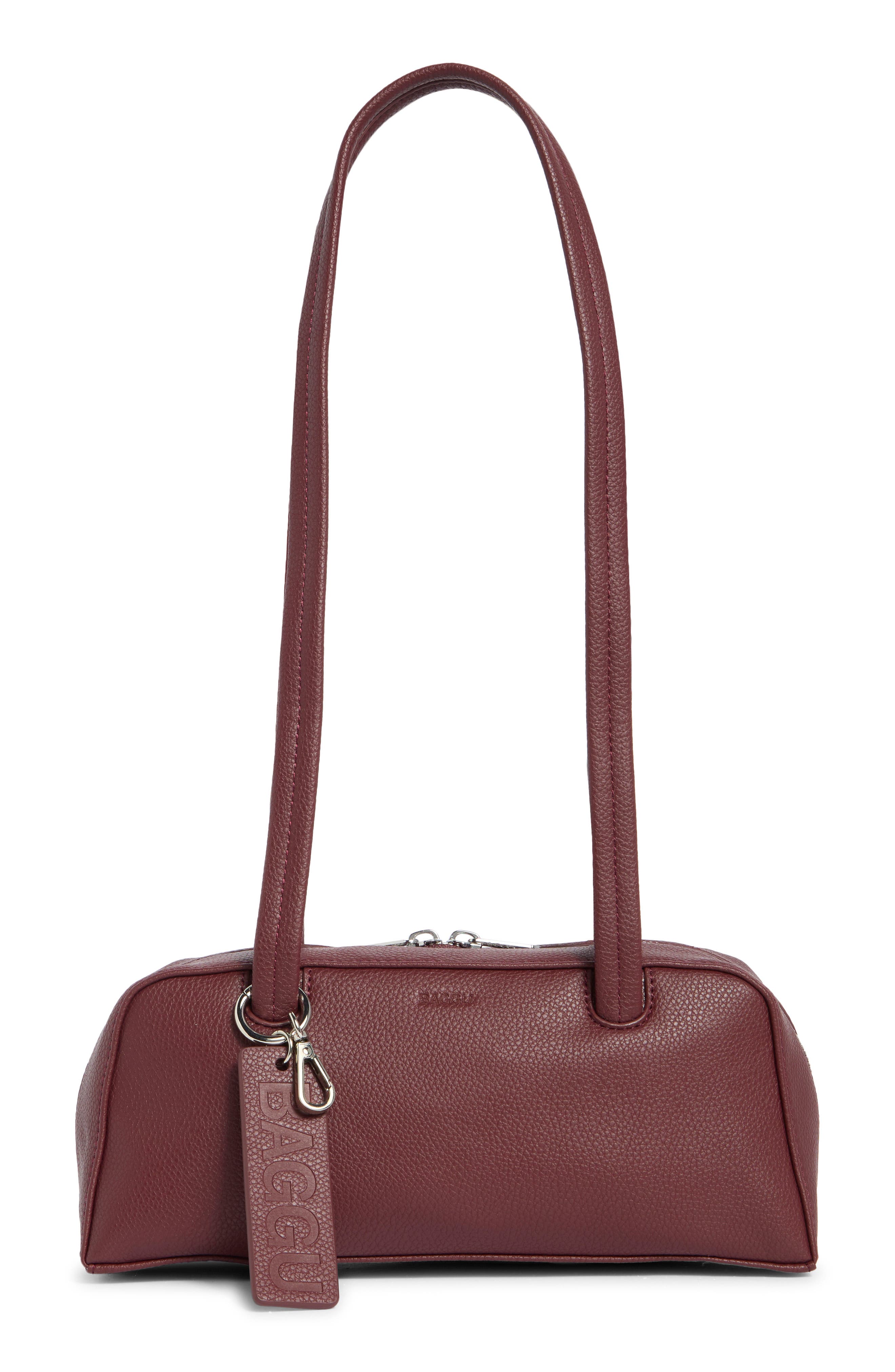 Baggu Small Recycled Leather Bowler Bag