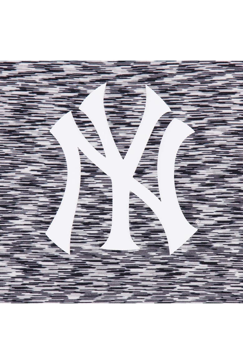 Women's New Era Navy New York Yankees Space Dye Keyhole Back Tank Top, Alternate, color, Navy