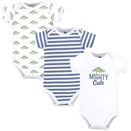 Hudson Baby Soft Cotton Bodysuit Triple Pack