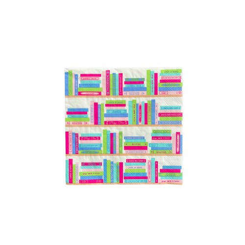 Jollity & Co Book Club Large Napkins In Assorted Pre-pack