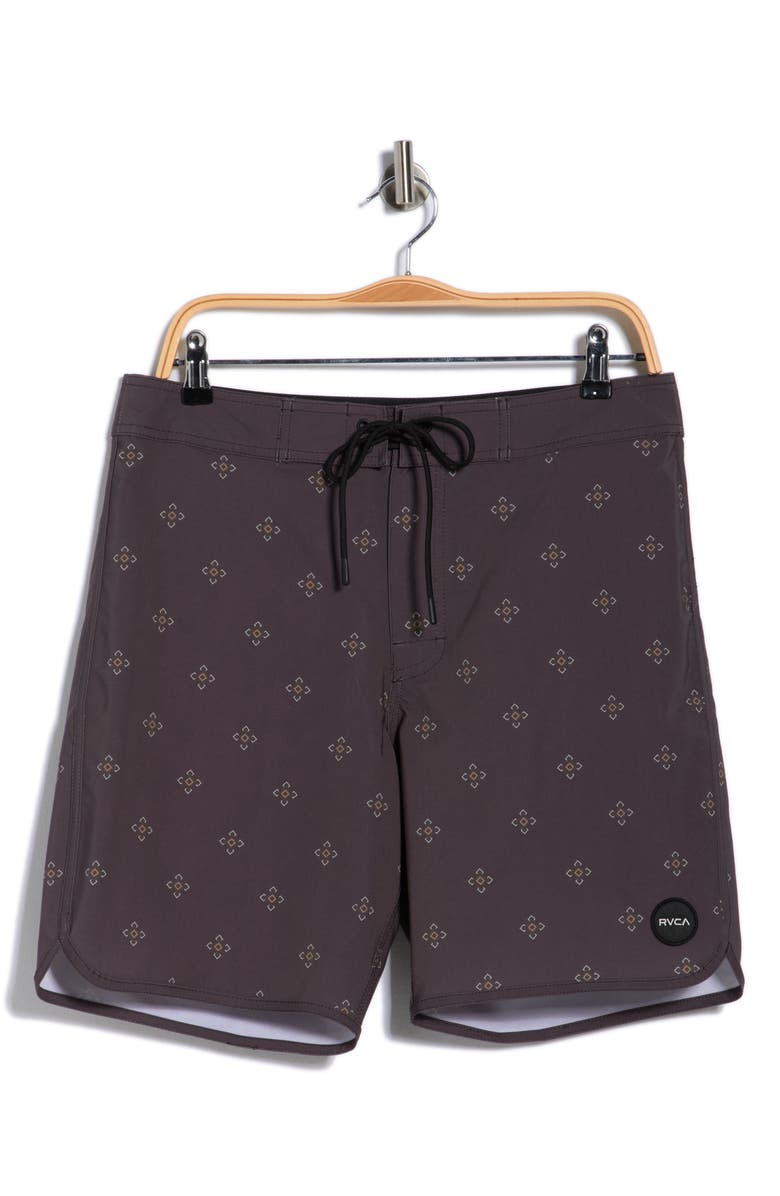 RVCA Northern 18-Inch Swim Trunks, Alternate, color, Pirate Black