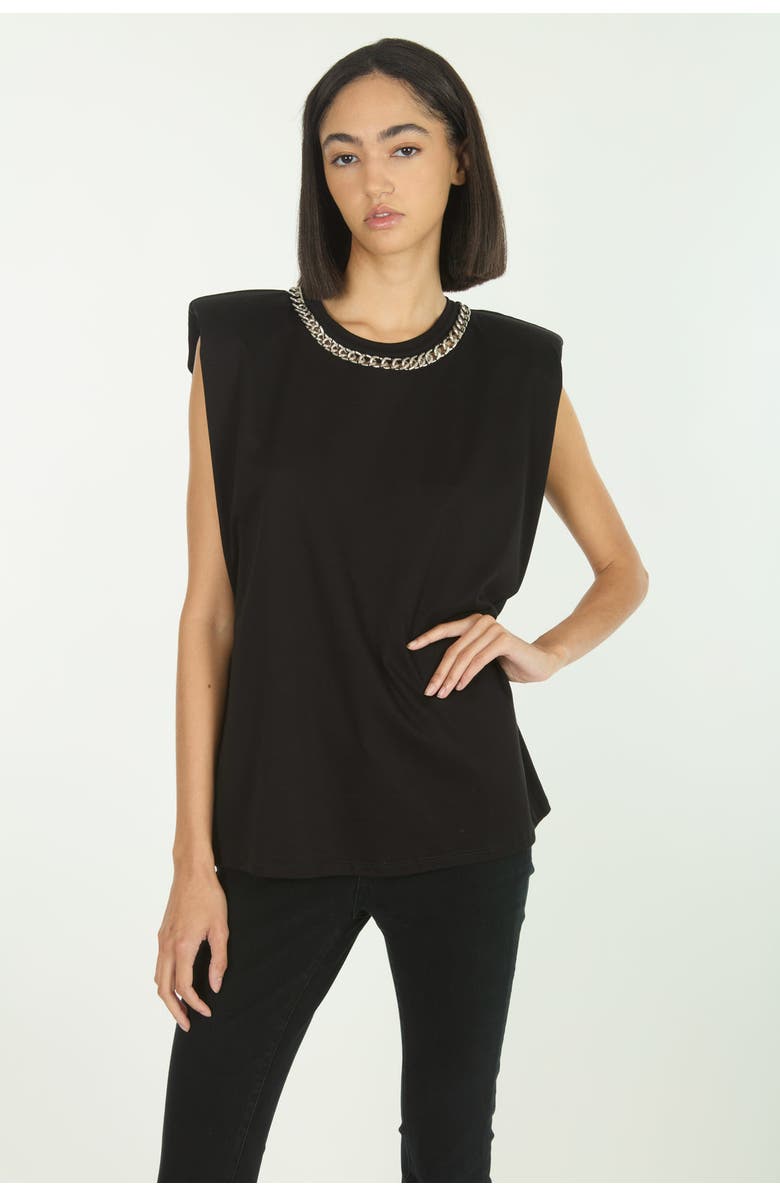 SECRET MISSION Roxanne Top, Alternate, color, Black