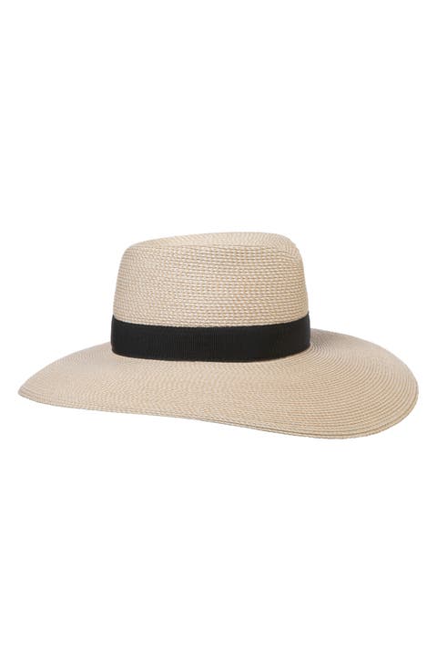 Daphne Broad Brim Straw Fedora