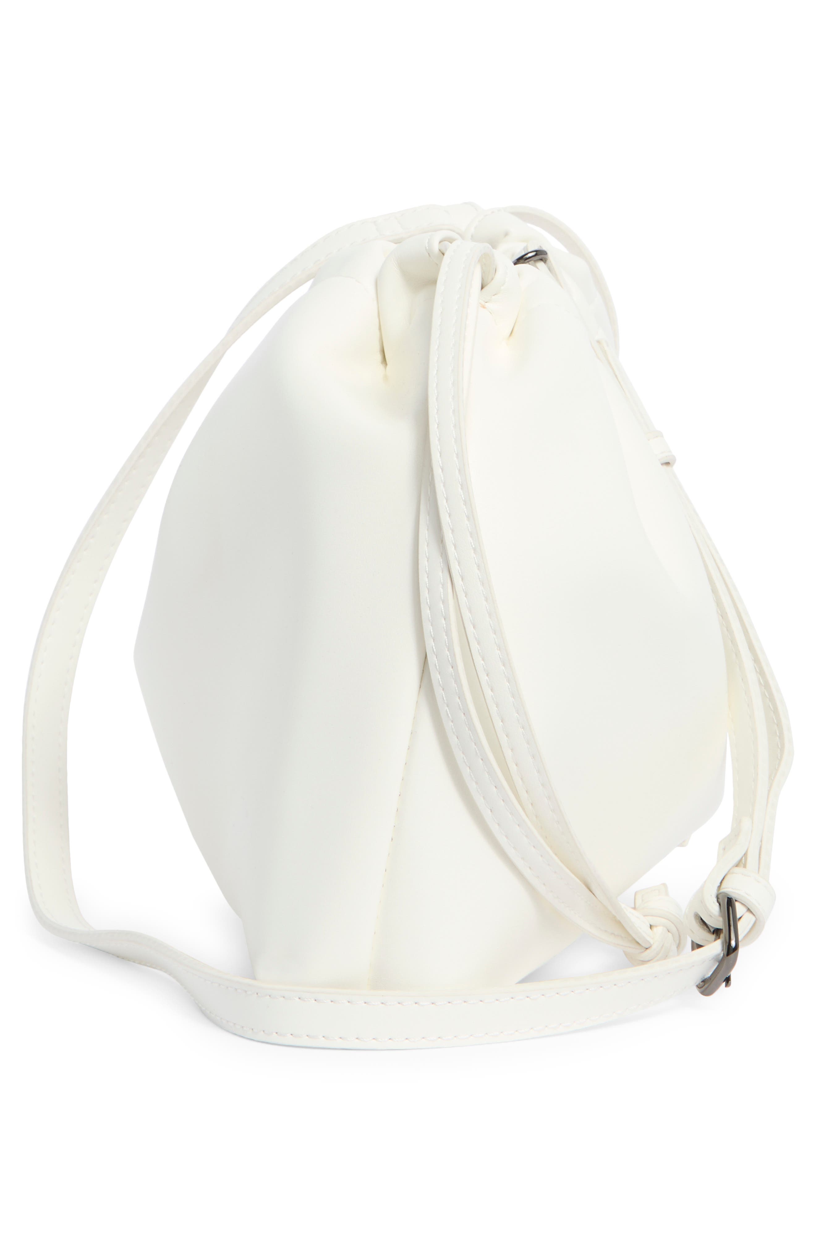 Drawstring Clutch, Alternate, color, POWDER