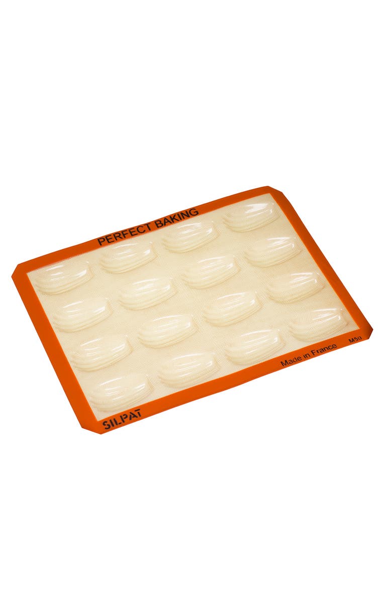 Perfect Non-Stick Madeleine Mold, Alternate, color, Orange