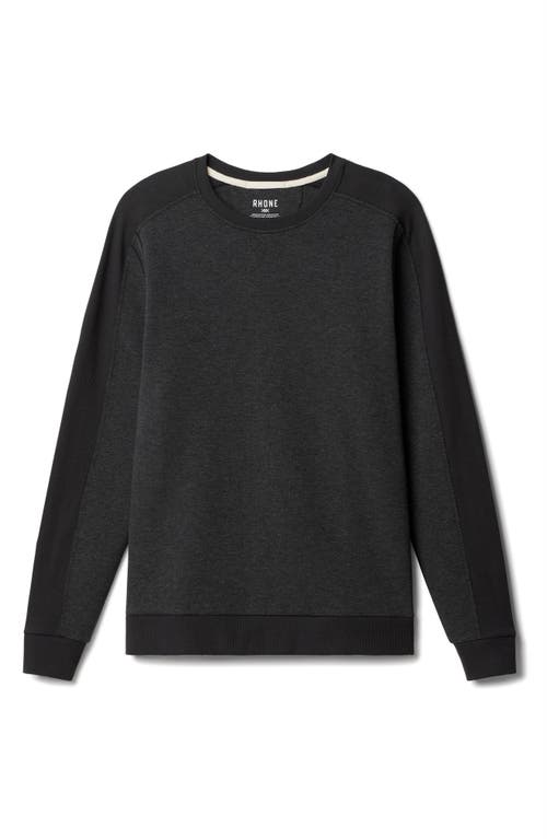 Rhone Heritage Midweight Crewneck Sweatshirt In Black