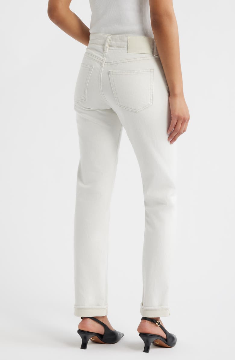 MOUSSY VINTAGE Keane Slim Straight Leg Jeans, Alternate, color, White