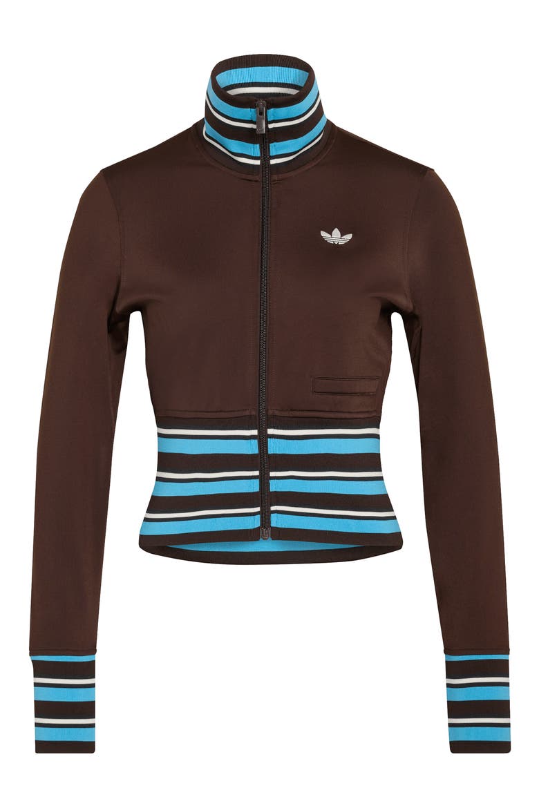 Vintage Track Jacket, Alternate, color, AURORA COFFEE/