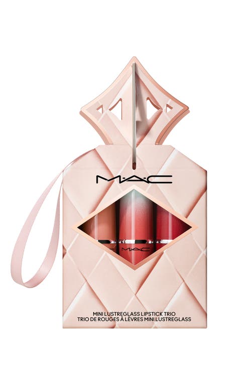 Mac Cosmetics Wildest Gleams Mini Lustreglass Lip Trio $45 Value