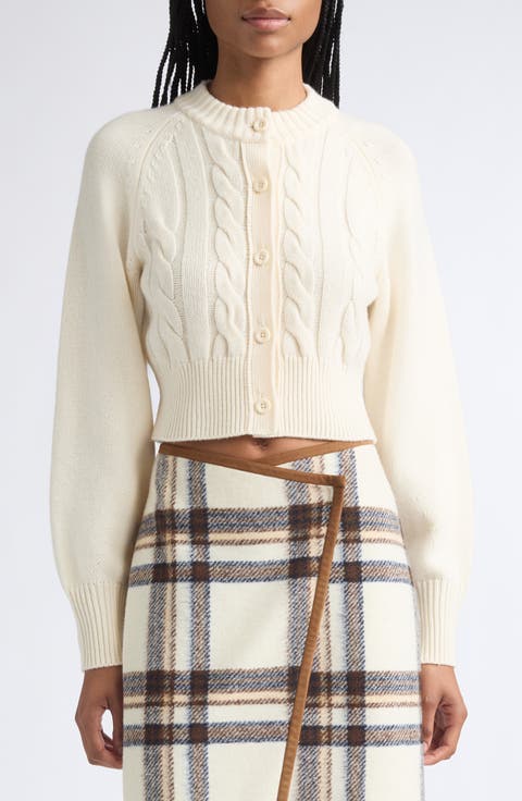Rita Cable Knit Cardigan
