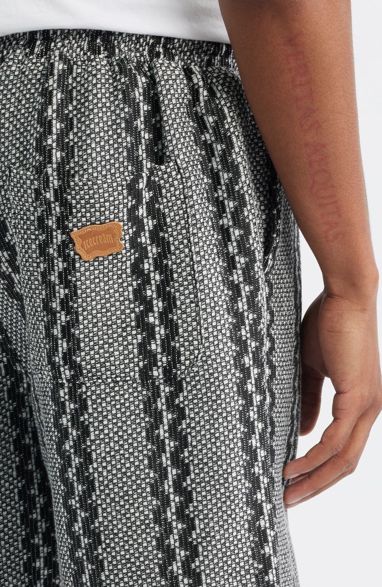 ICECREAM Dairy Embroidered Shorts, Alternate, color, Whisper White