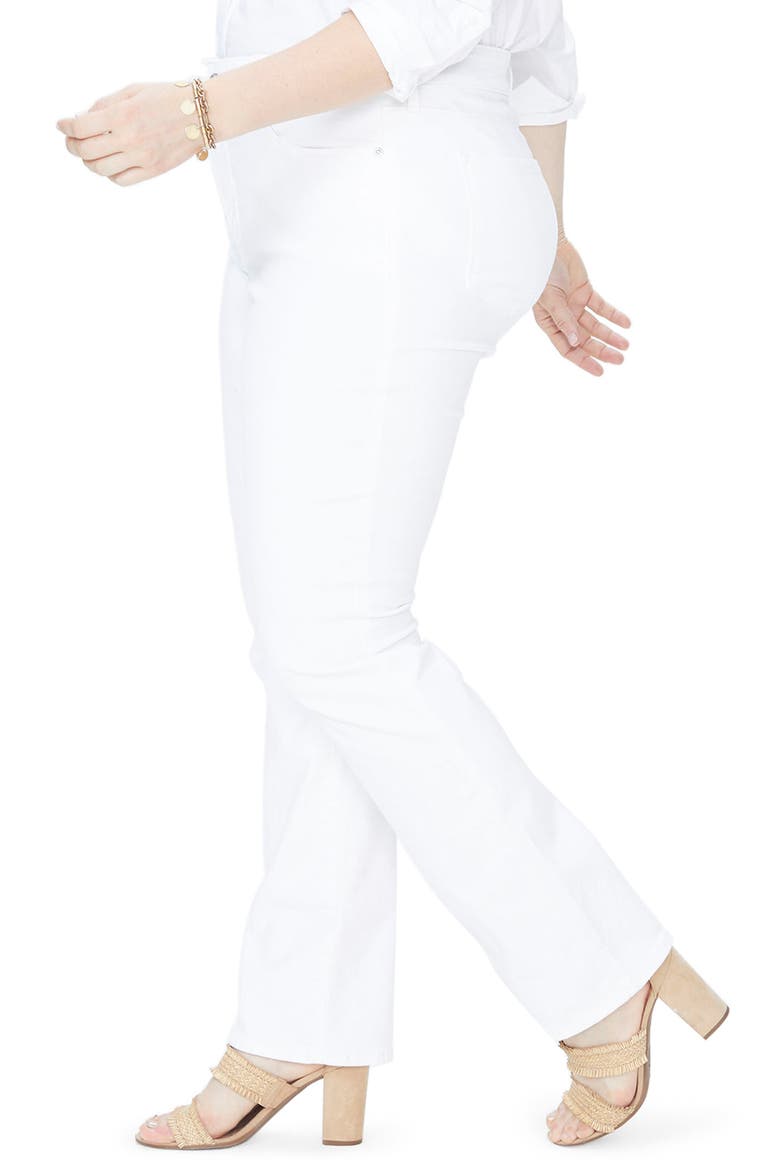 Marilyn High Rise Stretch Straight Leg Jeans, Alternate, color, OPTIC WHITE