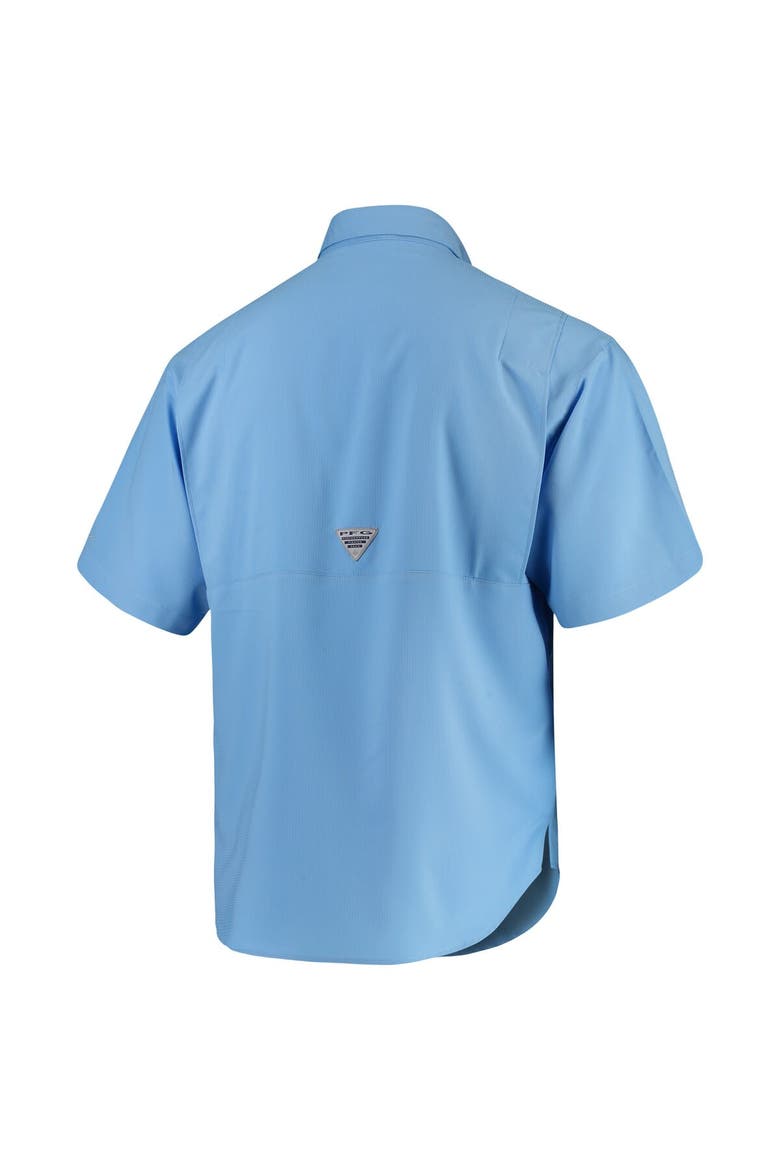 Men's Columbia Carolina Blue North Carolina Tar Heels PFG Tamiami Shirt, Alternate, color, Light Blue