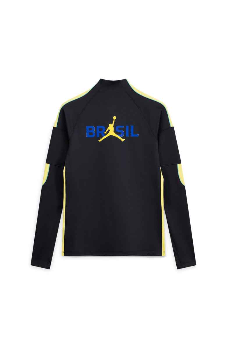 Jordan Brand Women's Jordan Brand Black Brazil National Team 2026 Strike Dri-FIT Long Sleeve Quarter-Zip Drill Top, Alternate, color, Black