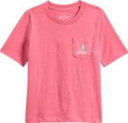 vineyard vines Kids' Surf Shack Signs Pocket Graphic T-Shirt