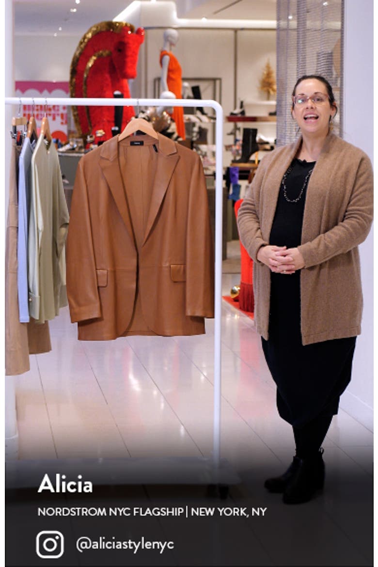 Relaxed Leather Jacket video