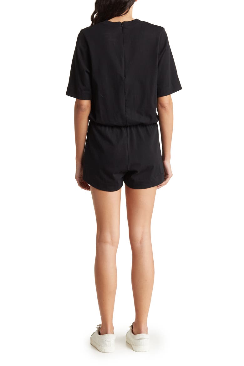 Cult Romper, Alternate, color, BLACK