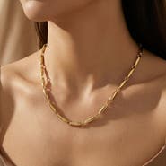 Bliss Diamond 14k Gold Women's 24" Chain Necklace 10 Grams 2.5mm Thick