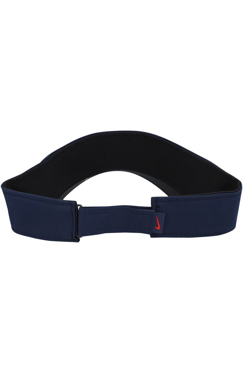Nike Men's Nike Ole Miss Rebels Navy Sideline Performance Visor, Alternate, color,