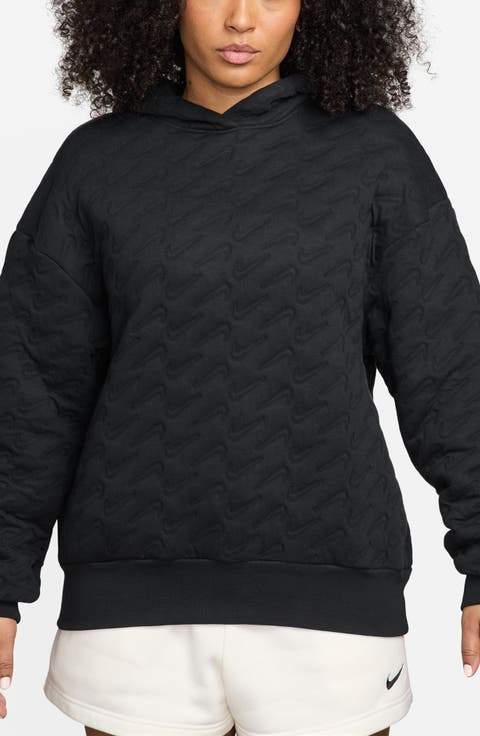 Swoosh Jacquard Phoenix Fleece Hoodie
