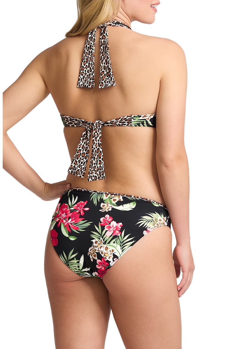 Lily Cat Reversible Bikini Top, Alternate, color, BLACK REV