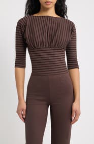 Feners Promesa Three-Quarter Sleeve Top