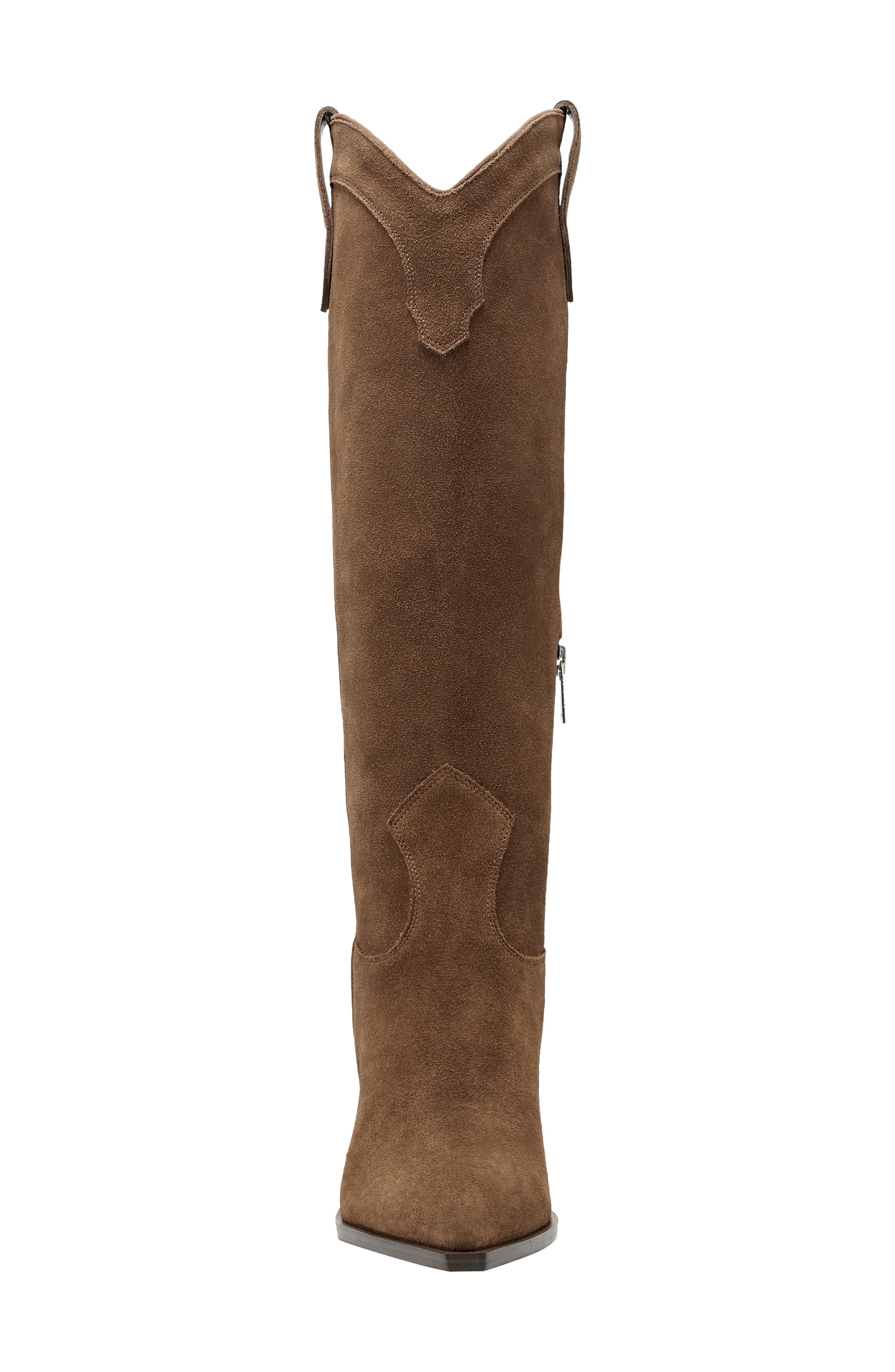 Nalita Pointed Toe Boot, Alternate, color, DARK BROWN