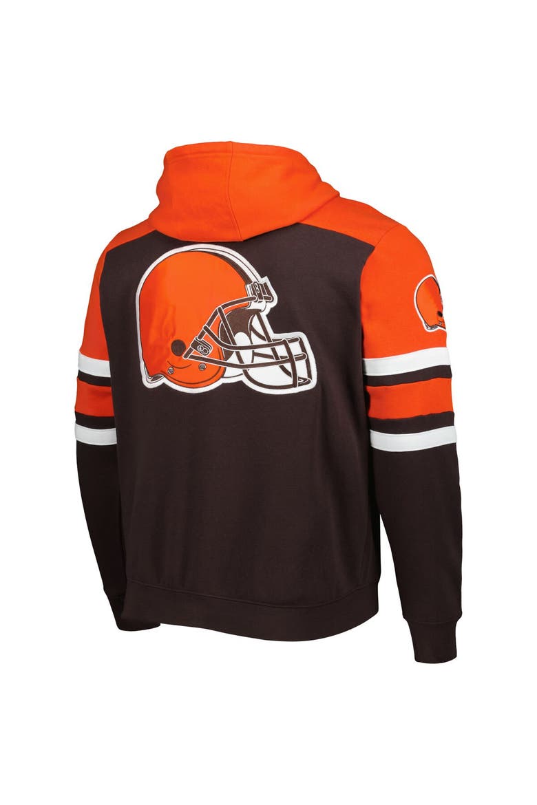 Men's Starter Brown Cleveland Browns Extreme Full-Zip Hoodie Jacket, Alternate, color, Brown