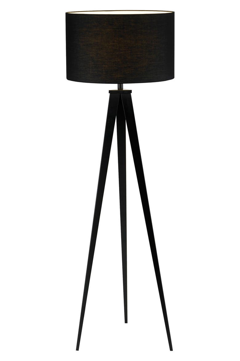 Director Floor Lamp, Main, color, BLACK