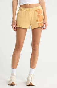 PacSun Hawaii Floral Mini Shorts