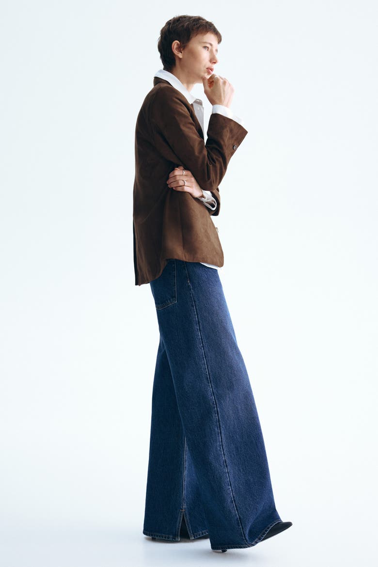 Single-breasted Blazer, Alternate, color, Dark brown