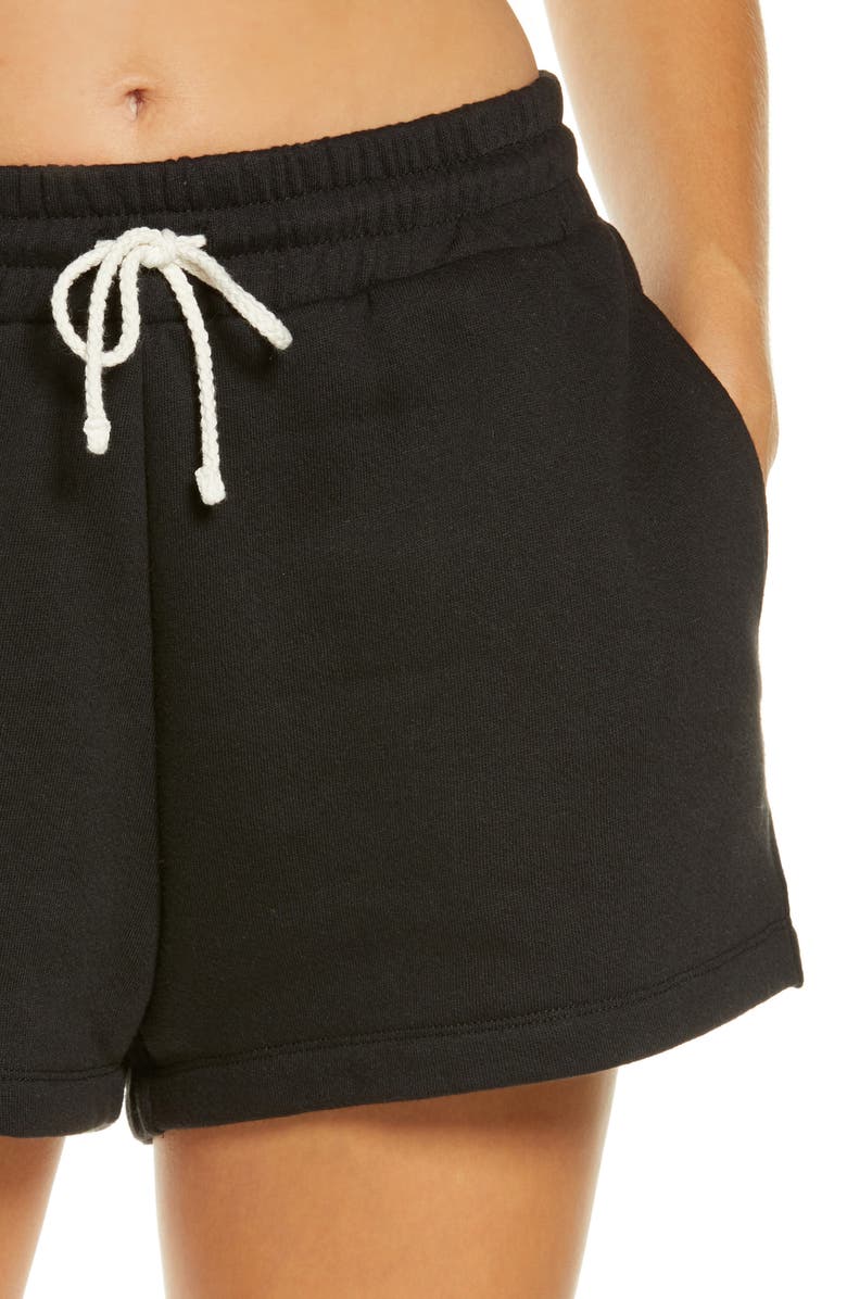 Zella Cali Fleece Shorts, Alternate, color,